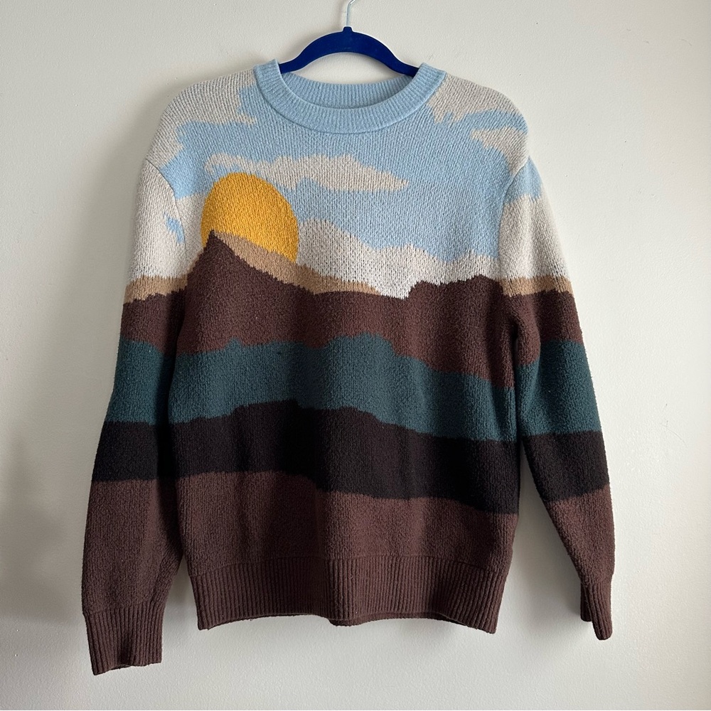 A&F • Scenic Crew View‎ Mountain Sweater